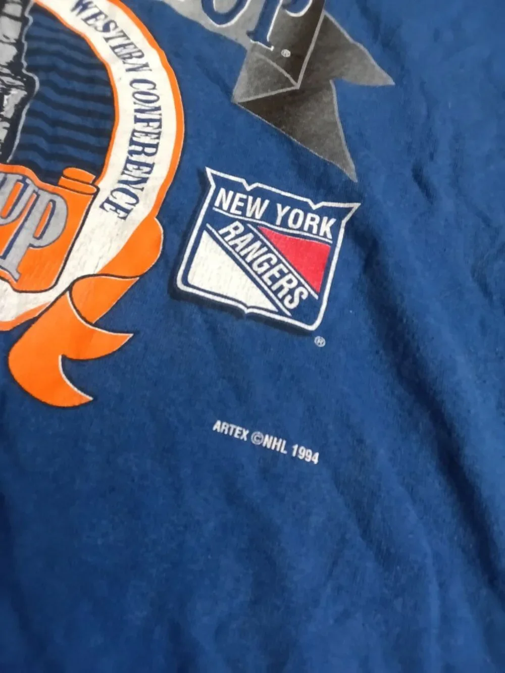 Vintage New York Rangers T-Shirt XL Stanley Cup Champions 1994 - Picture 3 of 7